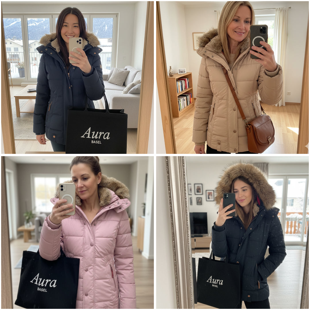 Marylin – Meleg téli kabát, prémes béléssel