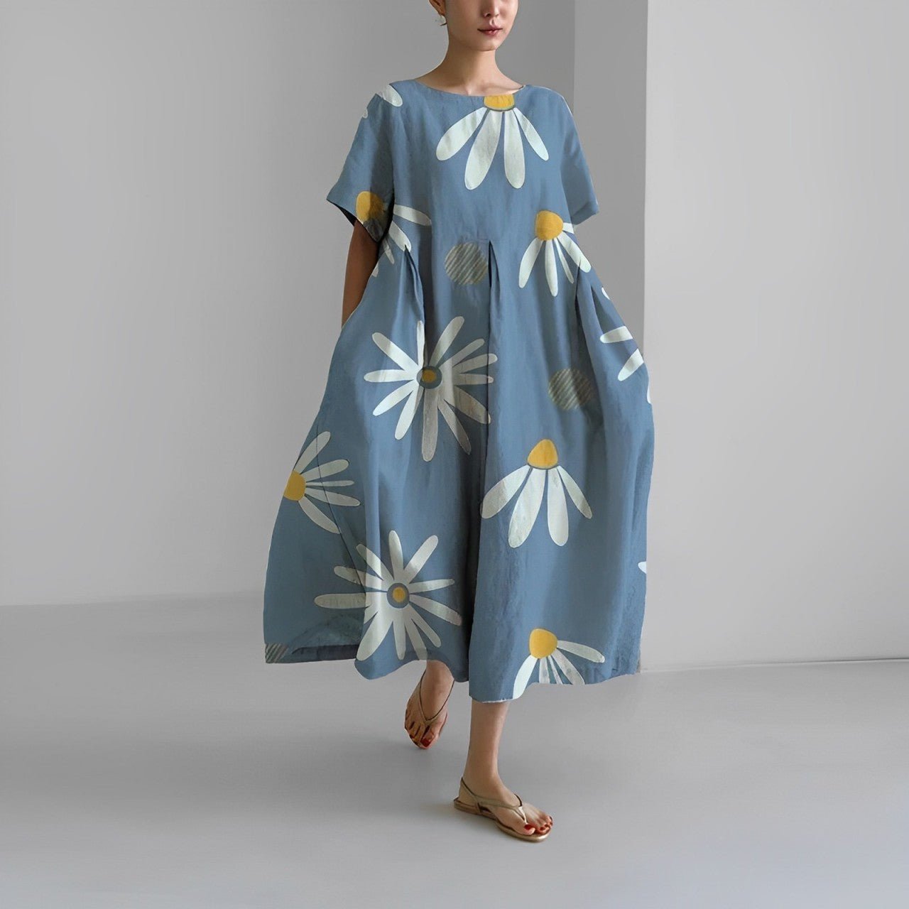 Claire - Boheemi Kukallinen Mekko