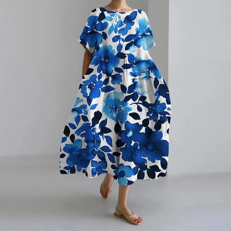 Claire - Boheemi Kukallinen Mekko