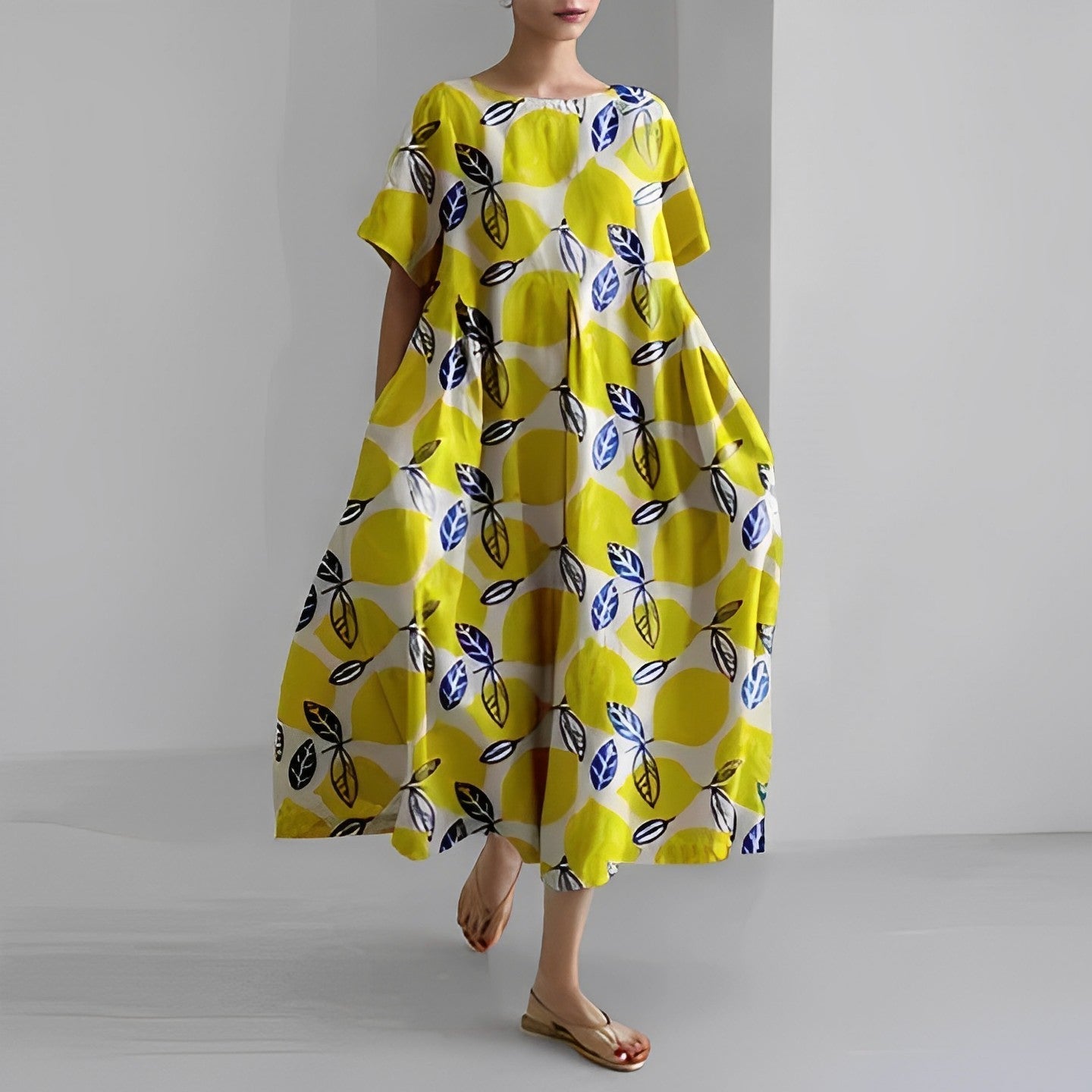 Claire - Boheemi Kukallinen Mekko