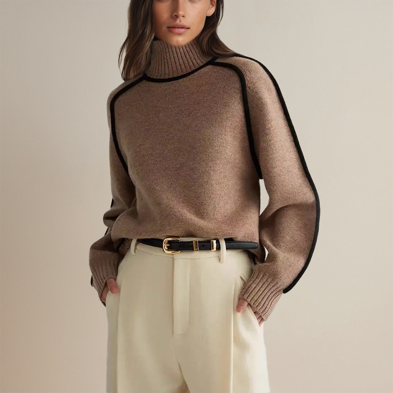 Joyce™ | Elegantti Pörrökaulusneule
