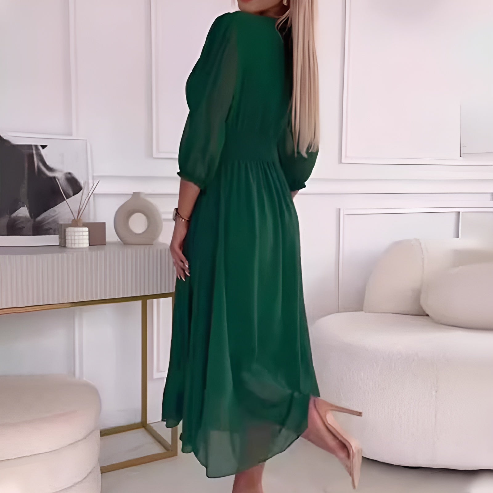 Adéla | Kevyt elegantti sifonimekko