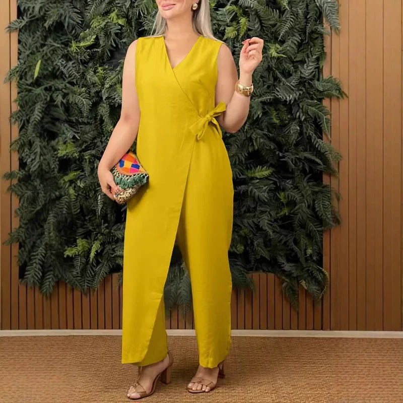 Inès | Tyylikäs V-pääntie jumpsuit