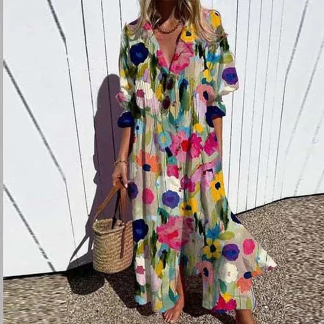 Kateřina | Boho-tyylinen Vapaamuotoinen Mekko