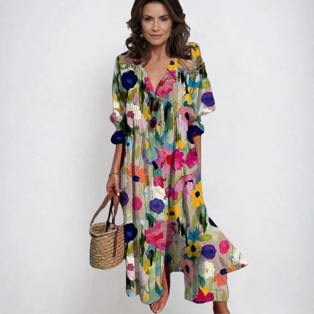 Kateřina | Boho-tyylinen Vapaamuotoinen Mekko