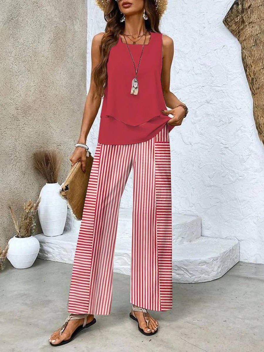 Nora™ - Stylový dvoudílný letní set