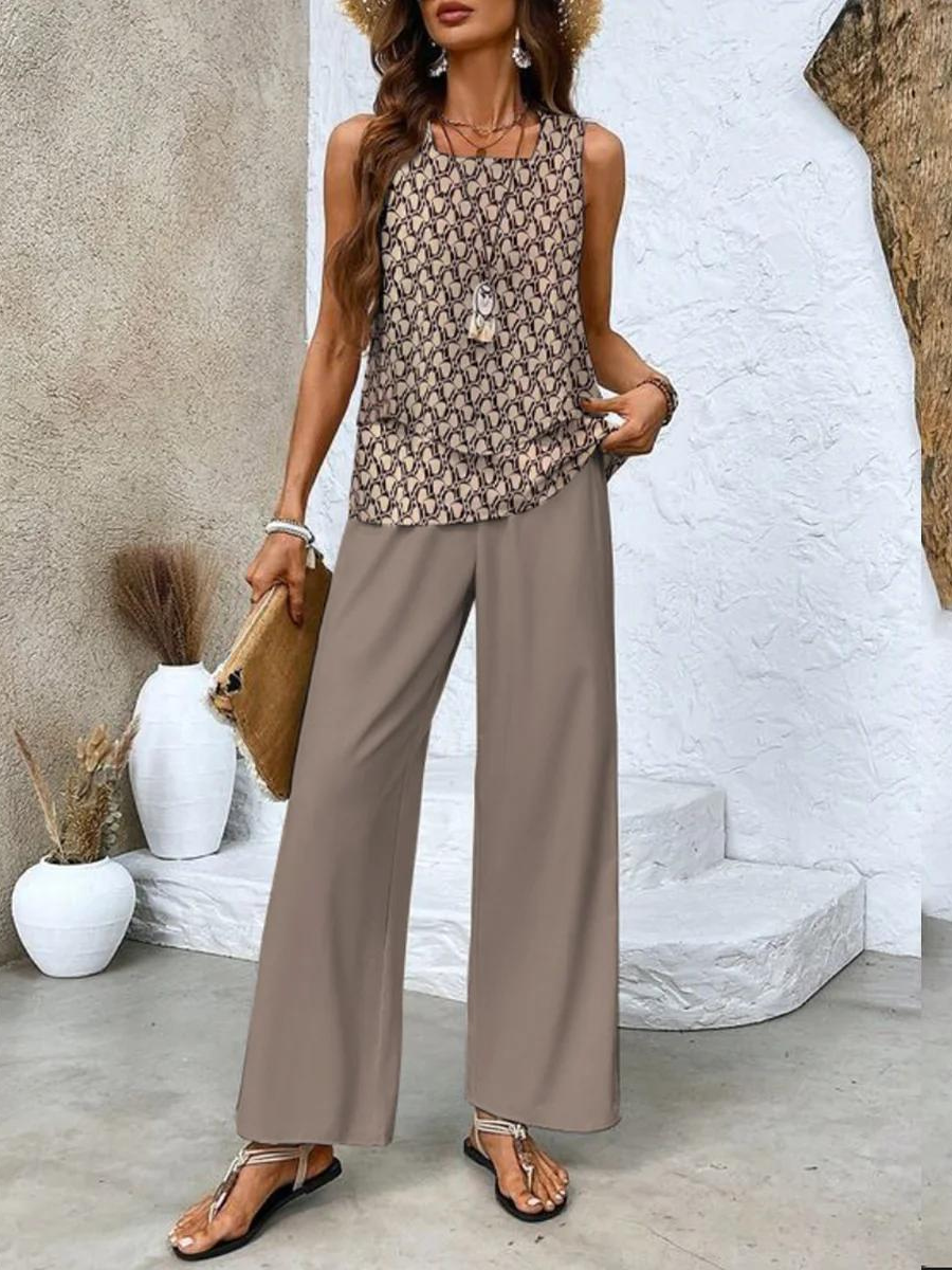 Nora™ - Stylový dvoudílný letní set