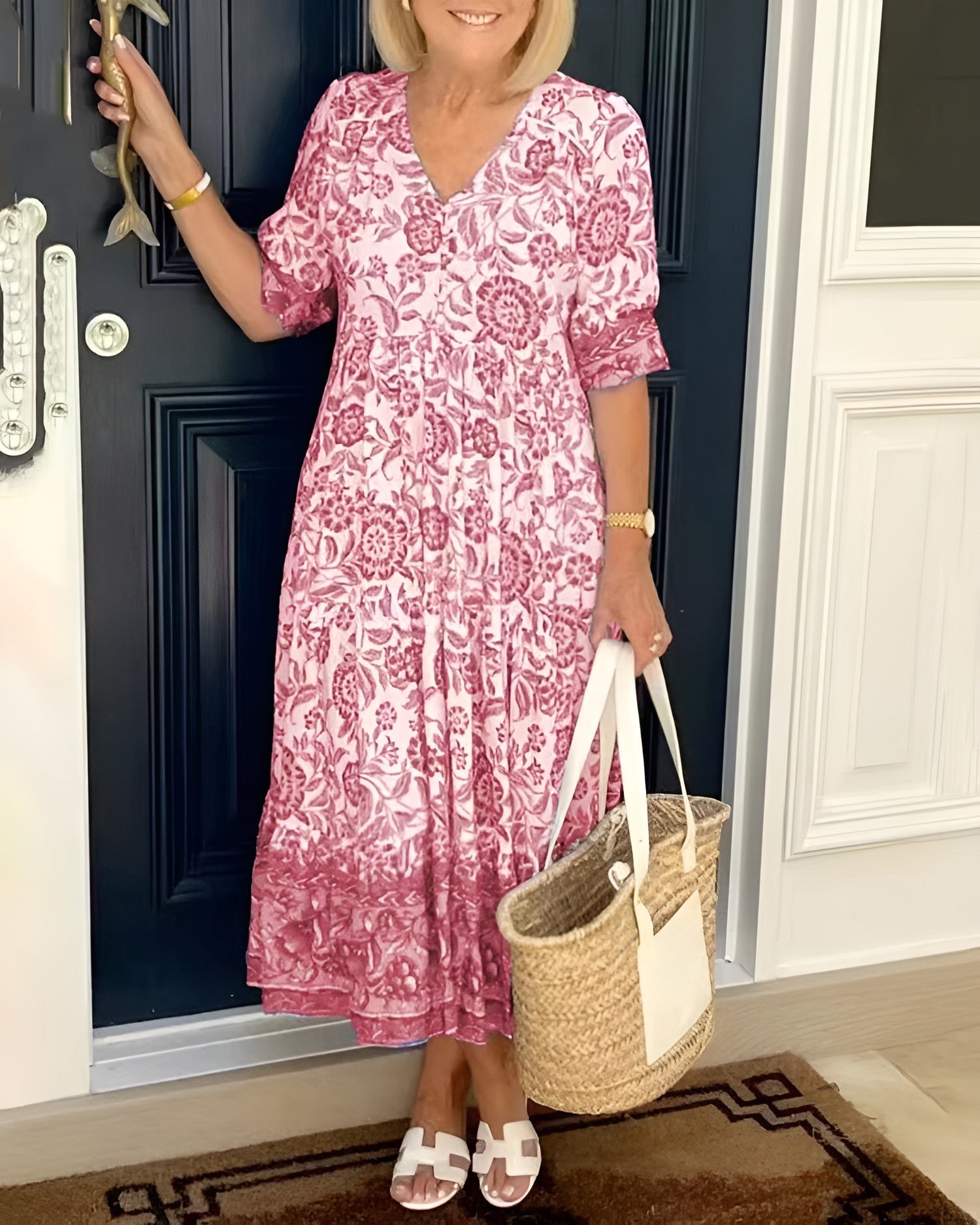 Evelyne | Elegantti Kukallinen Mekko