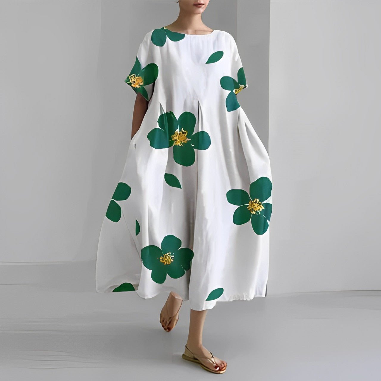 Claire - Boheemi Kukallinen Mekko