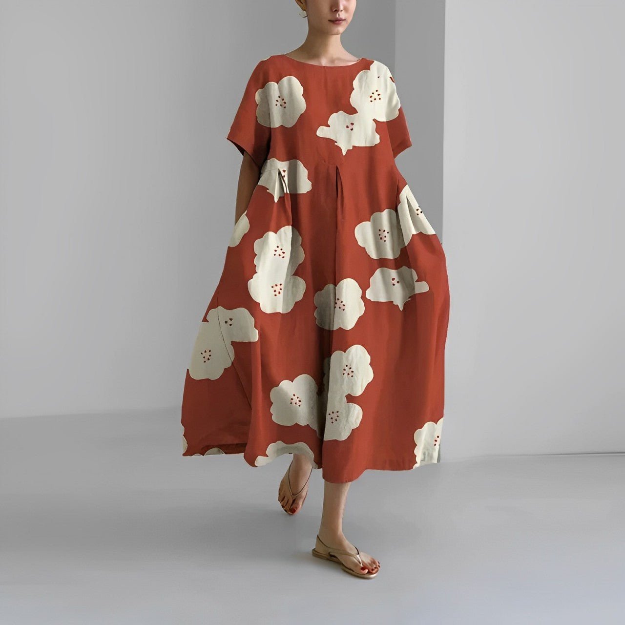 Claire - Boheemi Kukallinen Mekko