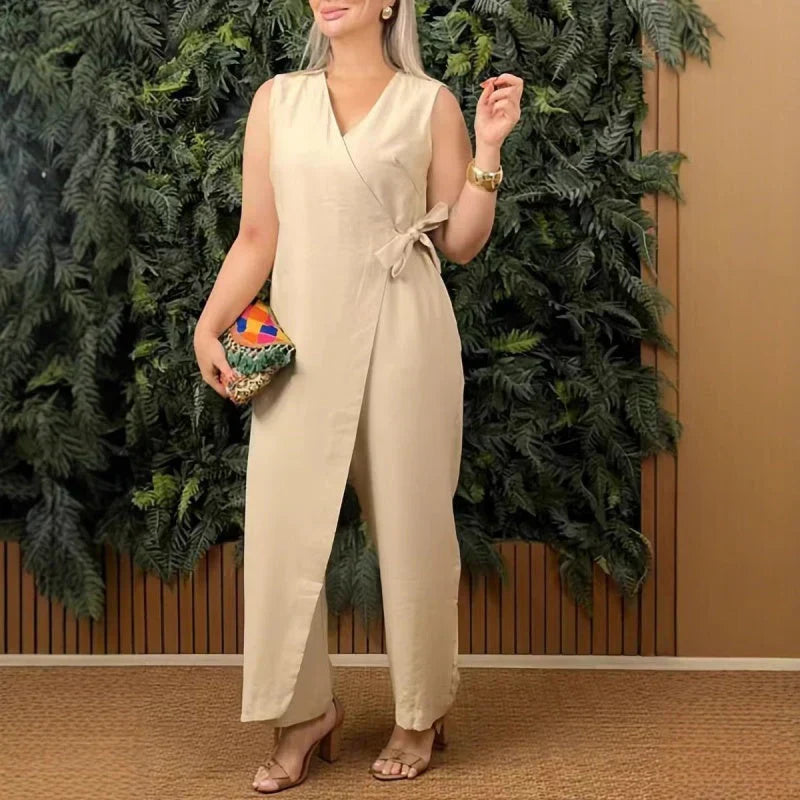 Inès | Tyylikäs V-pääntie jumpsuit