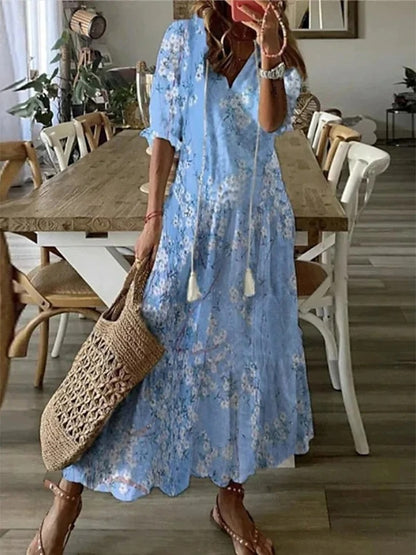 Beatrice - Boho Šaty S Krytím Břicha